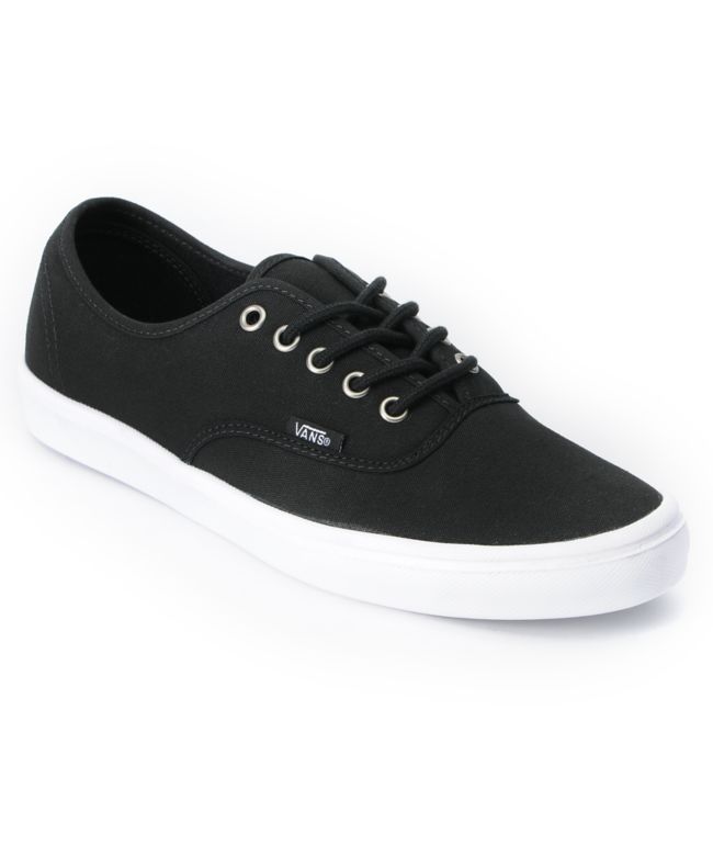 vans authentic black and white